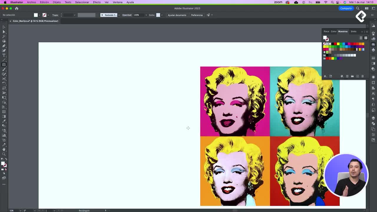 Creación de Paletas de Color en Adobe Illustrator