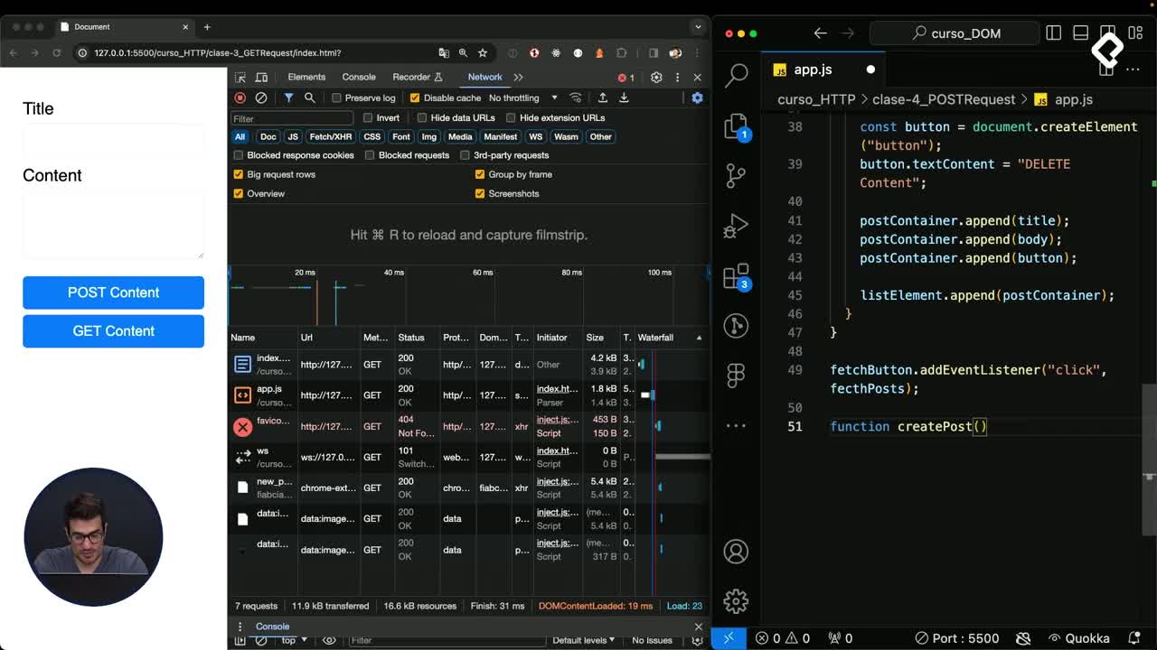 Envío de Datos al Servidor con JavaScript y Fetch API