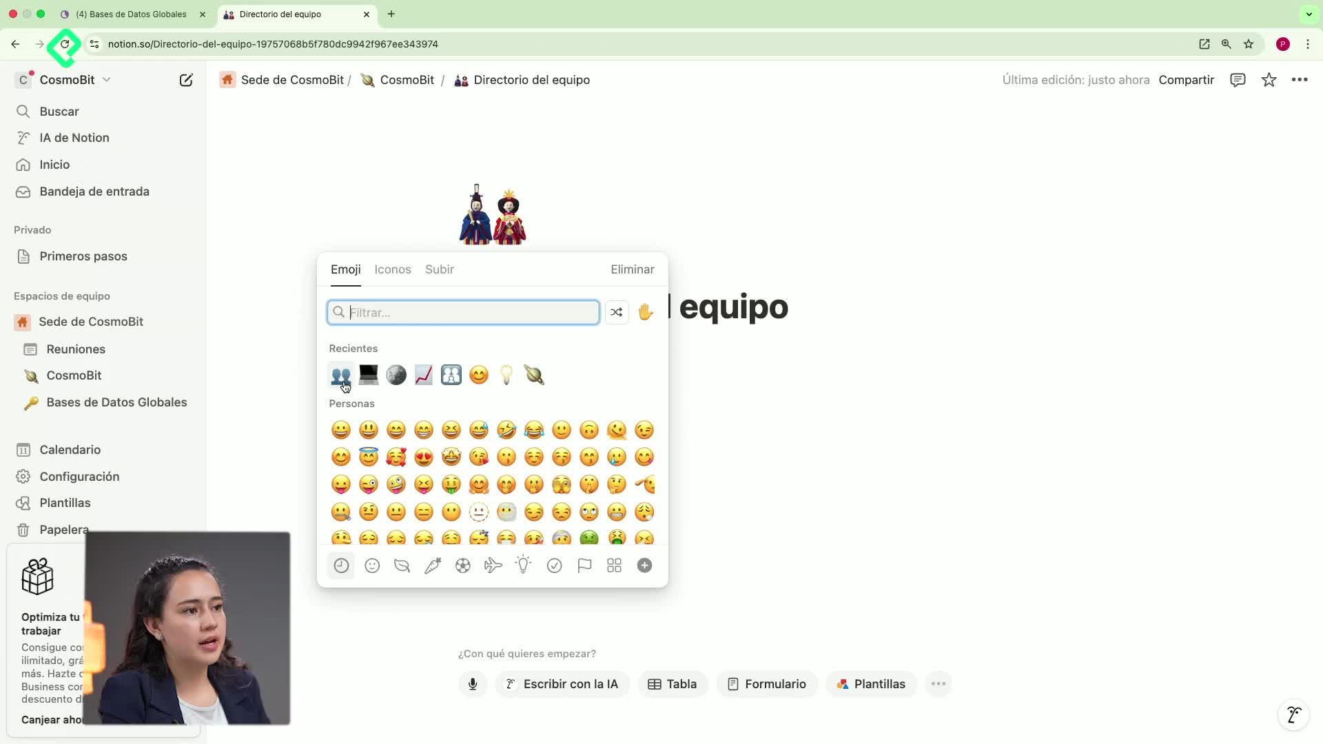 Personalización de Vistas en Bases de Datos de Notion